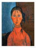 Girl with Pigtails, circa 1918