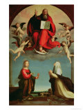 God Appearing to St. Mary Magdalen and St. Catherine of Siena, circa 1508