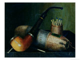 Buy Still Life of Pipe Tobacco and Matches at AllPosters.com