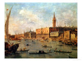 Buy Venice: the Doge's Palace and the Molo from the Basin of San Marco, circa 1770 at AllPosters.com
