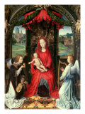 Madonna and Child Enthroned with Two Angels, 1480