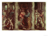 The Healing of the Lame Man (Sketch for the Sistine Chapel) (Pre-Restoration)