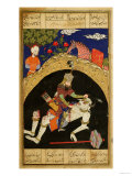 Rustam Slays the White Div of Mazandaran, Illustration from the 