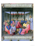 Buy The Washing of the Feet, Detail from Panel Three of the Silver Treasury of Santissima Annunziata at AllPosters.com