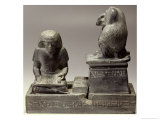 Buy The Royal Scribe Nebmertuf Writing under the Protection of the Moon God Thoth at AllPosters.com