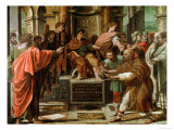 The Blinding of Elymas (Sketch for the Sistine Chapel) (Pre-Restoration)