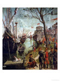 Arrival of St.Ursula During the Siege of Cologne, from the St. Ursula Cycle, 1498