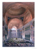 Buy Hagia Sophia, Interior, Constantinople, Published 1852 at AllPosters.com