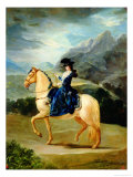Portrait of Maria Teresa De Vallabriga, the Condesa De Chinchon's Mother on Horseback, 1783