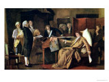 Mozart Directing His Requiem on His Deathbed Giclee Print