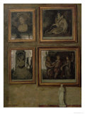 Buy Interior with Paintings and a Figurine at AllPosters.com