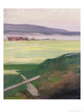 Buy Landscape with a Stile, Norrland, Sweden at AllPosters.com