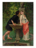 Buy Lovers by a Fountain at AllPosters.com