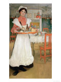 Buy Martina Carrying Breakfast on a Tray, 1904 at AllPosters.com