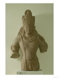 Red Sandstone Figure of Lord Vishnu, Mathura, 5th Century