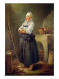 Buy A Saxon Villager in Her Kitchen at AllPosters.com
