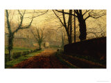 Buy Autumn Sunshine, Stapleton Park Near Pontefract at AllPosters.com