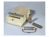 Alabaster Box and Bronze and Silver Seal Cylinders of King Mentuhotep, Middle Kingdom