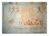 Buy Relief from the Mastaba of Akhethotep Depicting Boating, from Saqqara, Old Kingdom at AllPosters.com