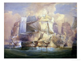 Buy The Battle of Trafalgar, the Beginning of the Action, 21st October 1805 at AllPosters.com