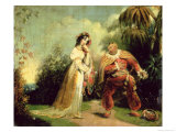 Buy Two Figures in Turkish Costume in an Eastern Landscape at AllPosters.com