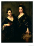 Portrait of Two Actresses, 1699