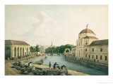 Buy View of the Moika River by the Imperial Stables, 1809 at AllPosters.com