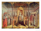 Buy The Virgin Enthroned with Saints Jerome, Gregory, Ambrose and Augustine, 1446 at AllPosters.com