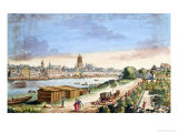 Buy View of the Town of Frankfurt, Facing South at AllPosters.com