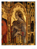 Buy St. Catherine of Alexandria, Detail from the San Martino Polyptych at AllPosters.com