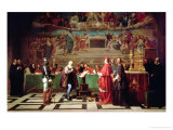 Galileo Galilei Before Members of the Holy Office in the Vatican in 1633, 1847