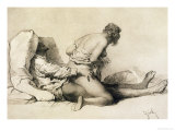 A Man and Woman Making Love, Plate I of "Liebe," 1901