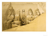 Buy Front Elevation of the Great Temple of Aboo Simbel, Nubia at AllPosters.com