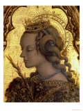 Buy St. Catherine of Alexandria, Detail from the San Martino Polyptych at AllPosters.com