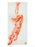 Buy Study of a Man Nude Suspended by His Right Leg at AllPosters.com