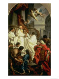 Buy Emperor Valentinian Before Bishop Basil, or the Mass of St. Basil, 1743-7 at AllPosters.com
