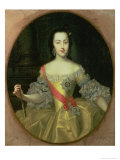 Buy Portrait of Grand Duchess Yekatrina Alexeyevna, Later Catherine II, circa 1745 at AllPosters.com