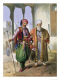 Buy A Janissary and a Merchant in Cairo, Illustration from "The Valley of the Nile" at AllPosters.com