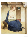The Annunciation, Detail of the Virgin, circa 1438-45