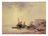 Buy Boats by the Normandy Shore, circa 1823 at AllPosters.com
