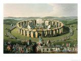 Buy Grand Conventional Festival of the Britons, Aquatinted and Published by Robert Havell 1815 at AllPosters.com