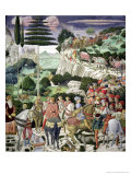 Buy The Journey of the Magi to Bethlehem, the Left Hand Wall of the Chapel, circa 1460 at AllPosters.com