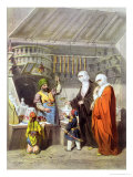 Buy Stallholder Selling Spiced Delicacies at the Bazaar at AllPosters.com