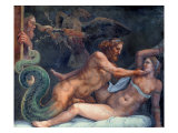 Buy Olympia is Seduced by Jupiter, Whose Thunderbolt is Seized by an Eagle at AllPosters.com