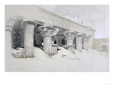 Portico of the Temple of Edfu, Upper Egypt, from 