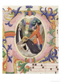 Buy Historiated Initial "P" Depicting the Assassination of St. Peter the Martyr at AllPosters.com