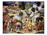 The Journey of the Magi to Bethlehem, the Right Hand Wall of the Chapel, circa 1460