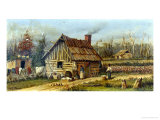 Negro Farmstead in the American South