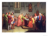Buy The Florentine Architect Brunelleschi Proves His Theory on the Construction at AllPosters.com