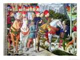 Buy Galeazzo Maria Sforza, Duke of Milan, Extreme Left, on a Brown Horse at AllPosters.com